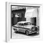 Cuba Fuerte Collection SQ BW - Cuban Taxi Trinidad II-Philippe Hugonnard-Framed Photographic Print