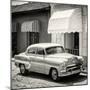 Cuba Fuerte Collection SQ BW - Cuban Taxi Trinidad-Philippe Hugonnard-Mounted Photographic Print