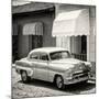 Cuba Fuerte Collection SQ BW - Cuban Taxi Trinidad-Philippe Hugonnard-Mounted Photographic Print