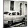 Cuba Fuerte Collection SQ BW - Cuban Taxi-Philippe Hugonnard-Mounted Photographic Print