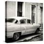 Cuba Fuerte Collection SQ BW - Cuban Taxi-Philippe Hugonnard-Stretched Canvas