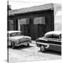 Cuba Fuerte Collection SQ BW - Cuban Taxis Trinidad II-Philippe Hugonnard-Stretched Canvas