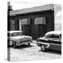 Cuba Fuerte Collection SQ BW - Cuban Taxis Trinidad II-Philippe Hugonnard-Stretched Canvas