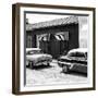 Cuba Fuerte Collection SQ BW - Cuban Taxis Trinidad II-Philippe Hugonnard-Framed Photographic Print