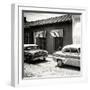 Cuba Fuerte Collection SQ BW - Cuban Taxis Trinidad-Philippe Hugonnard-Framed Photographic Print