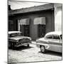 Cuba Fuerte Collection SQ BW - Cuban Taxis Trinidad-Philippe Hugonnard-Mounted Photographic Print