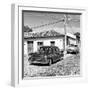 Cuba Fuerte Collection SQ BW - Cuban Taxis-Philippe Hugonnard-Framed Photographic Print