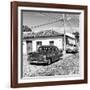 Cuba Fuerte Collection SQ BW - Cuban Taxis-Philippe Hugonnard-Framed Photographic Print