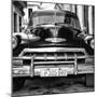 Cuba Fuerte Collection SQ BW - Detail on Classic Chevy-Philippe Hugonnard-Mounted Photographic Print