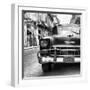 Cuba Fuerte Collection SQ BW - Detail on Old Classic Chevrolet II-Philippe Hugonnard-Framed Photographic Print