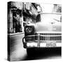 Cuba Fuerte Collection SQ BW - Detail on Old Classic Chevrolet-Philippe Hugonnard-Stretched Canvas