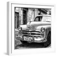 Cuba Fuerte Collection SQ BW - Dodge Classic Car-Philippe Hugonnard-Framed Photographic Print