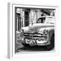 Cuba Fuerte Collection SQ BW - Dodge Classic Car-Philippe Hugonnard-Framed Photographic Print