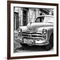 Cuba Fuerte Collection SQ BW - Dodge Classic Car-Philippe Hugonnard-Framed Photographic Print