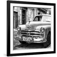 Cuba Fuerte Collection SQ BW - Dodge Classic Car-Philippe Hugonnard-Framed Photographic Print