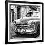 Cuba Fuerte Collection SQ BW - Dodge Classic Car-Philippe Hugonnard-Framed Photographic Print
