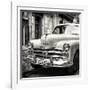 Cuba Fuerte Collection SQ BW - Dodge Classic Car-Philippe Hugonnard-Framed Photographic Print