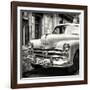 Cuba Fuerte Collection SQ BW - Dodge Classic Car-Philippe Hugonnard-Framed Photographic Print