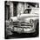 Cuba Fuerte Collection SQ BW - Dodge Classic Car-Philippe Hugonnard-Stretched Canvas