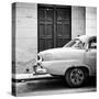 Cuba Fuerte Collection SQ BW - Havana 109 Street-Philippe Hugonnard-Stretched Canvas