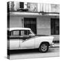 Cuba Fuerte Collection SQ BW - Havana Classic Car II-Philippe Hugonnard-Stretched Canvas