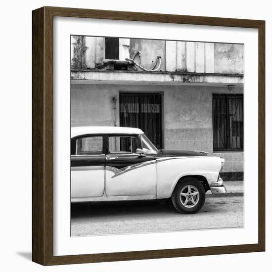Cuba Fuerte Collection SQ BW - Havana Classic Car II-Philippe Hugonnard-Framed Photographic Print