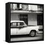 Cuba Fuerte Collection SQ BW - Havana Classic Car-Philippe Hugonnard-Framed Stretched Canvas