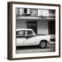 Cuba Fuerte Collection SQ BW - Havana Classic Car-Philippe Hugonnard-Framed Photographic Print