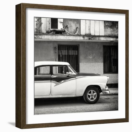 Cuba Fuerte Collection SQ BW - Havana Classic Car-Philippe Hugonnard-Framed Photographic Print