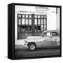 Cuba Fuerte Collection SQ BW - Havana Club and Classic Car-Philippe Hugonnard-Framed Stretched Canvas