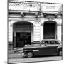 Cuba Fuerte Collection SQ BW - Havana Red Car-Philippe Hugonnard-Mounted Photographic Print