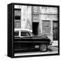 Cuba Fuerte Collection SQ BW - Havana's Vintage Car II-Philippe Hugonnard-Framed Stretched Canvas
