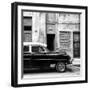 Cuba Fuerte Collection SQ BW - Havana's Vintage Car II-Philippe Hugonnard-Framed Photographic Print