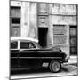 Cuba Fuerte Collection SQ BW - Havana's Vintage Car II-Philippe Hugonnard-Mounted Photographic Print