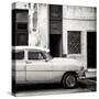 Cuba Fuerte Collection SQ BW - Havana's Vintage Car-Philippe Hugonnard-Stretched Canvas