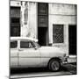 Cuba Fuerte Collection SQ BW - Havana's Vintage Car-Philippe Hugonnard-Mounted Photographic Print