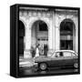 Cuba Fuerte Collection SQ BW - Havana Street Scene-Philippe Hugonnard-Framed Stretched Canvas