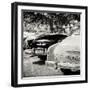 Cuba Fuerte Collection SQ BW - Havana Vintage Classic Cars-Philippe Hugonnard-Framed Photographic Print