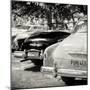 Cuba Fuerte Collection SQ BW - Havana Vintage Classic Cars-Philippe Hugonnard-Mounted Photographic Print