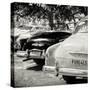 Cuba Fuerte Collection SQ BW - Havana Vintage Classic Cars-Philippe Hugonnard-Stretched Canvas