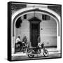 Cuba Fuerte Collection SQ BW - Living in Havana-Philippe Hugonnard-Framed Stretched Canvas