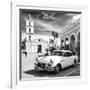 Cuba Fuerte Collection SQ BW - Main square of Santa Clara II-Philippe Hugonnard-Framed Photographic Print