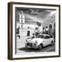 Cuba Fuerte Collection SQ BW - Main square of Santa Clara II-Philippe Hugonnard-Framed Photographic Print