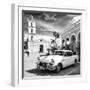 Cuba Fuerte Collection SQ BW - Main square of Santa Clara II-Philippe Hugonnard-Framed Photographic Print