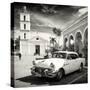 Cuba Fuerte Collection SQ BW - Main square of Santa Clara-Philippe Hugonnard-Stretched Canvas