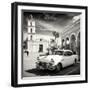 Cuba Fuerte Collection SQ BW - Main square of Santa Clara-Philippe Hugonnard-Framed Photographic Print