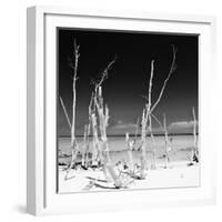 Cuba Fuerte Collection SQ BW - Ocean Wild Nature-Philippe Hugonnard-Framed Photographic Print