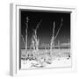 Cuba Fuerte Collection SQ BW - Ocean Wild Nature-Philippe Hugonnard-Framed Photographic Print