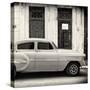 Cuba Fuerte Collection SQ BW - Old Bel Air Classic Car-Philippe Hugonnard-Stretched Canvas