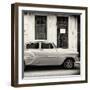 Cuba Fuerte Collection SQ BW - Old Bel Air Classic Car-Philippe Hugonnard-Framed Photographic Print
